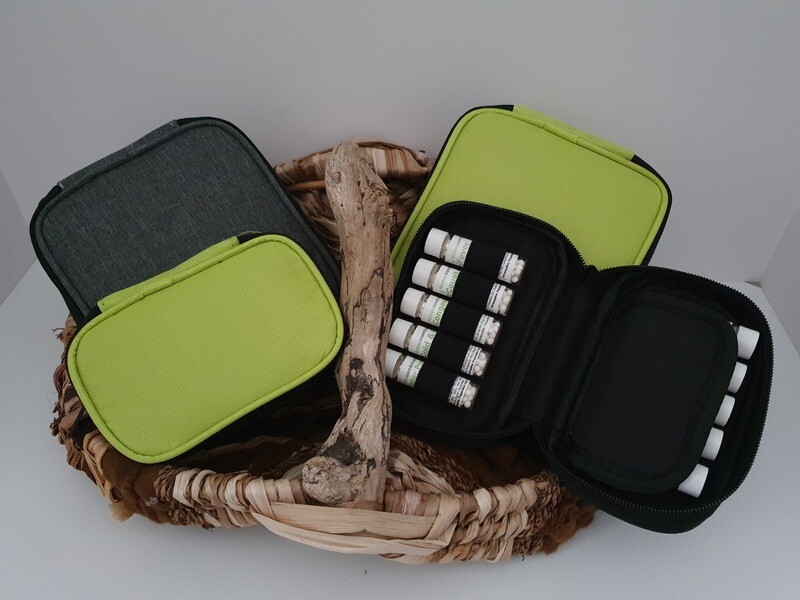 Remedy Case for home or travel - grey or green (fits 10 remedies)