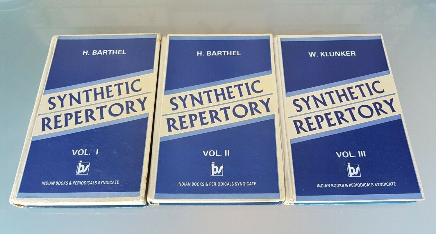 Synthetic repertory (3 volumes)*
