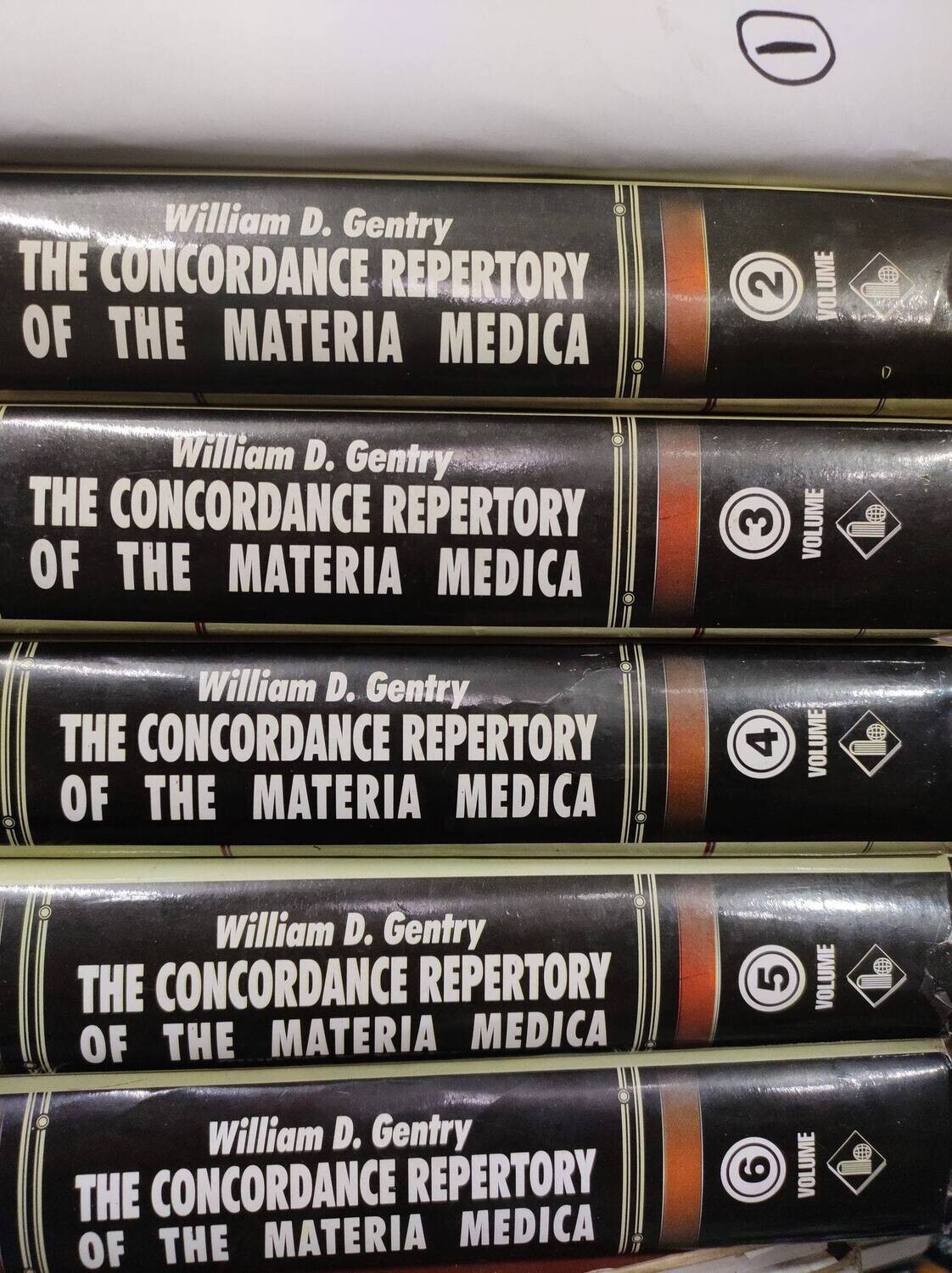 The concordance repertory of the materia medica - 6 volumes (Gentry)