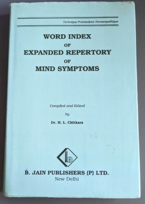 Word Index of Expanded Repertory of Mind Symptoms* (Chitkara)