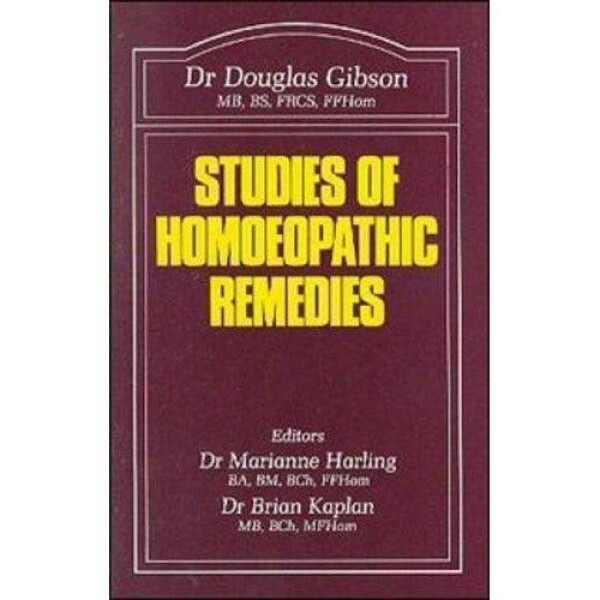 Studies of Homeopathic Remedies* (Dr Douglas Gibson)