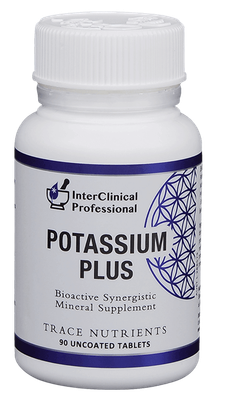 Potassium Plus Trace Nutrients - InterClinical Professional - 90 Film Coated Tablets