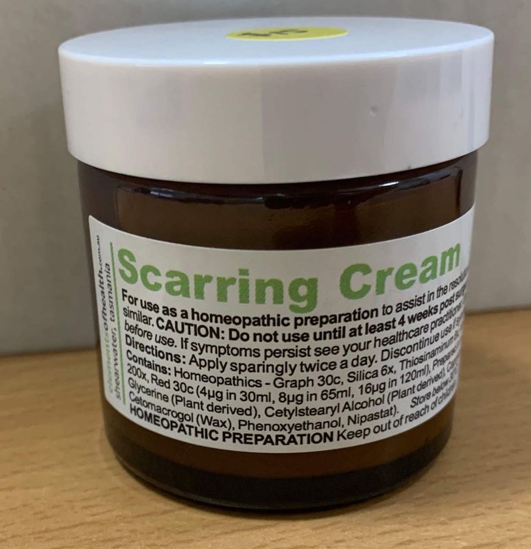 Scarring Cream 65mL (homeopathic preparation) (Elements of Health)