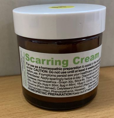 Scarring Cream 65mL (homeopathic preparation) (Elements of Health)