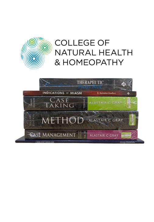 College of Natural Health and Homeopathy - Required Booklist for Human Homeopathy - Semester 1 - Book Bundle