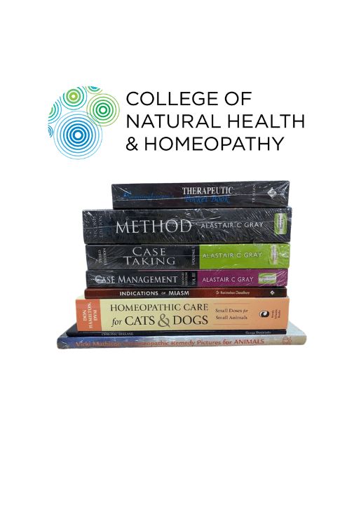 College of Natural Health and Homeopathy - Required Booklist for Animal Homeopathy - Semester 1 - Book Bundle