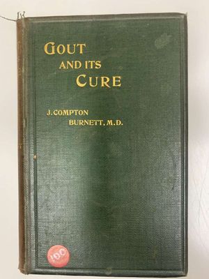 Gout and Its Cure* (Burnett) Vintage 1895 edition