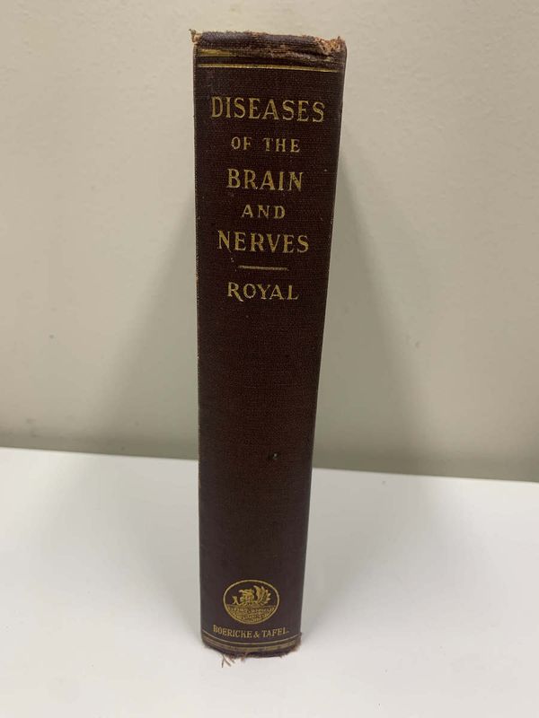 Diseases of the Brain and Nerves* (Royal) Vintage 1928 edition
