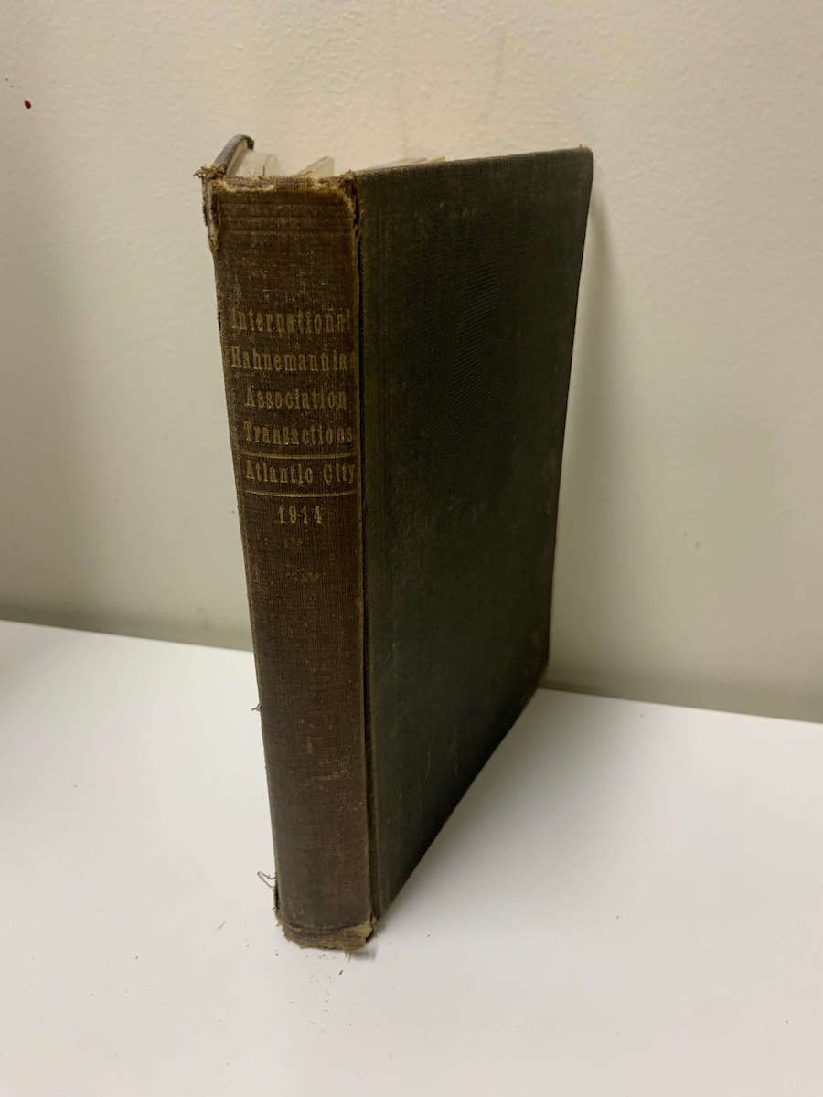 Proceedings of the Thirty-Fith Annual Meeting of the International Hahnemannian Association Transaction (Atlantic City) vintage 1914 edition