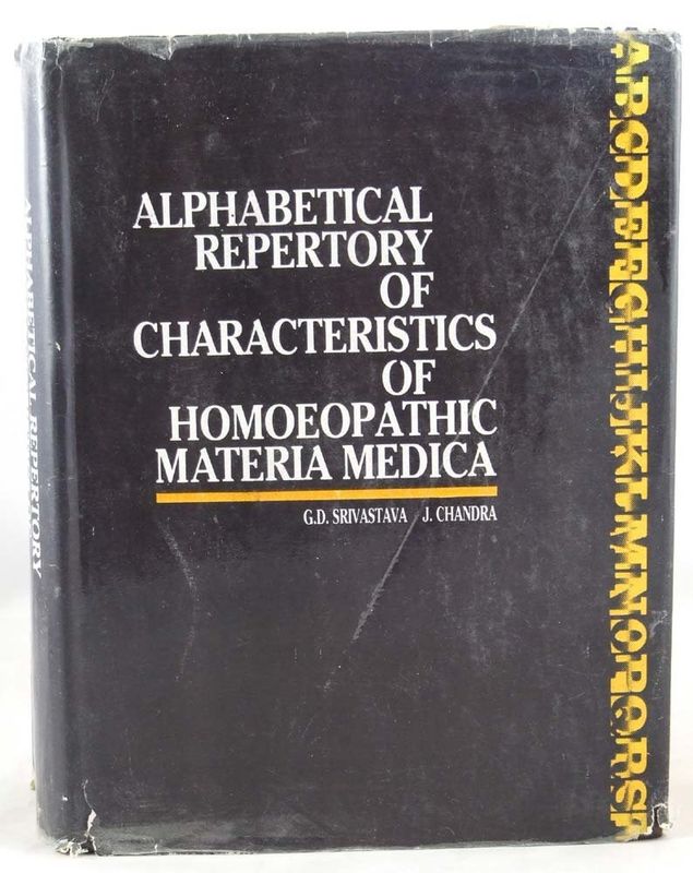 Alphabetical Repertory of Characteristics of Homoeopathic Materia Medica*(Srivastava)