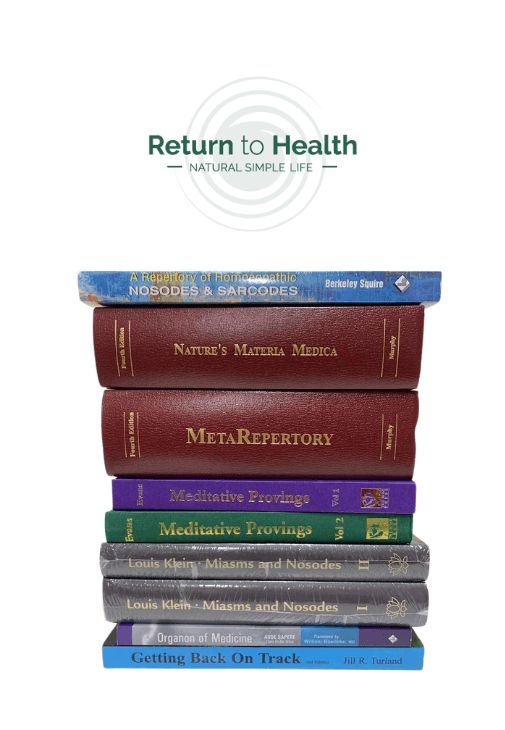 Return to Health - Professional Modern Homeopathy - Student Book Bundle