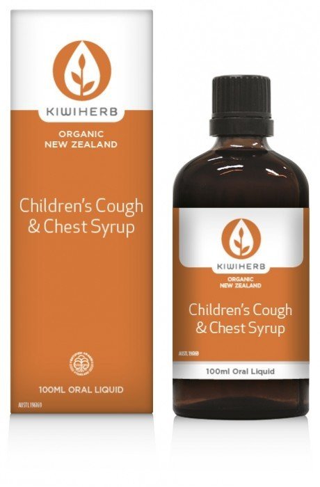KiwiHerb Kids Cough & Chest Syrup 100mL