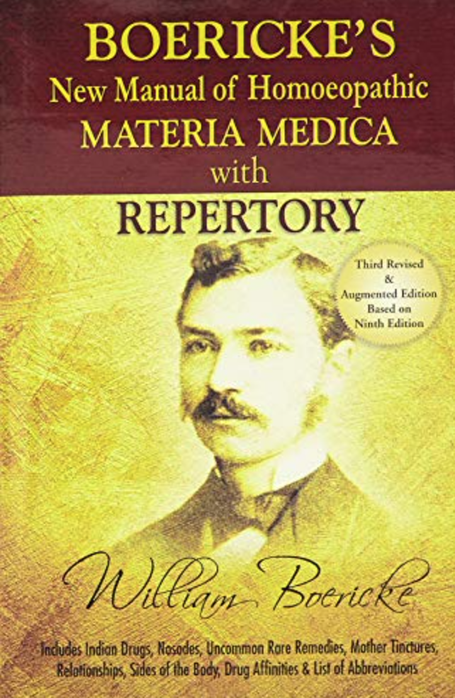Boericke's New Manual of Homoeopathic Materia Medica Cover