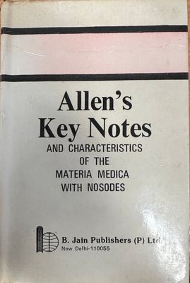 Allen's Keynotes and Characteristics With Comparisons* (Allen)