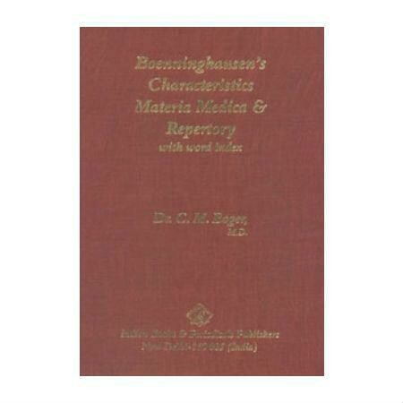 Boenninghausen's Characteristics and Repertory* Vintage Edition (Boger)