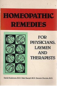 Homeopathic Remedies for Physicians, Laymen and Therapists* (Anderson)