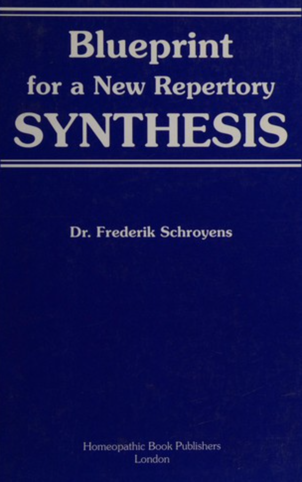 Blueprint for a New Repertory Synthesis* Version 8.1 (Schroyens)