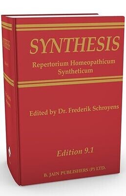 Synthesis: Repertorium Homeopathic Syntheticum Schroyens Body parts cover