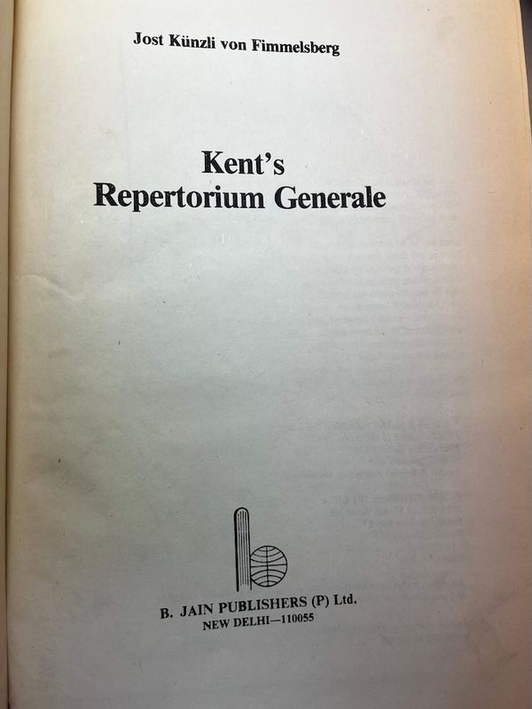 Kent's Repertorium Generale* (Kunzli von Fimmelsberg) - Signed by Author
