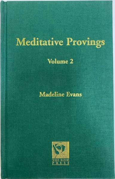 Meditative Provings - Volume 2 (Evans) - COVER UPSIDE DOWN