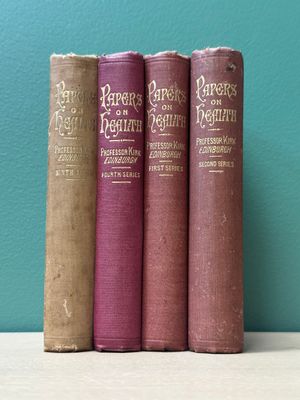 Papers on Health, Professor Kirk of Edinburgh. Bundle of 4 Vintage books 1894, 1915, 1924.* (Kirk)