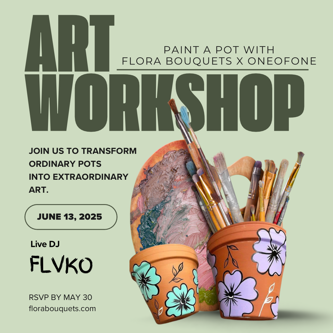 Admission To Paint A Pot Workshop With ONEOFONE