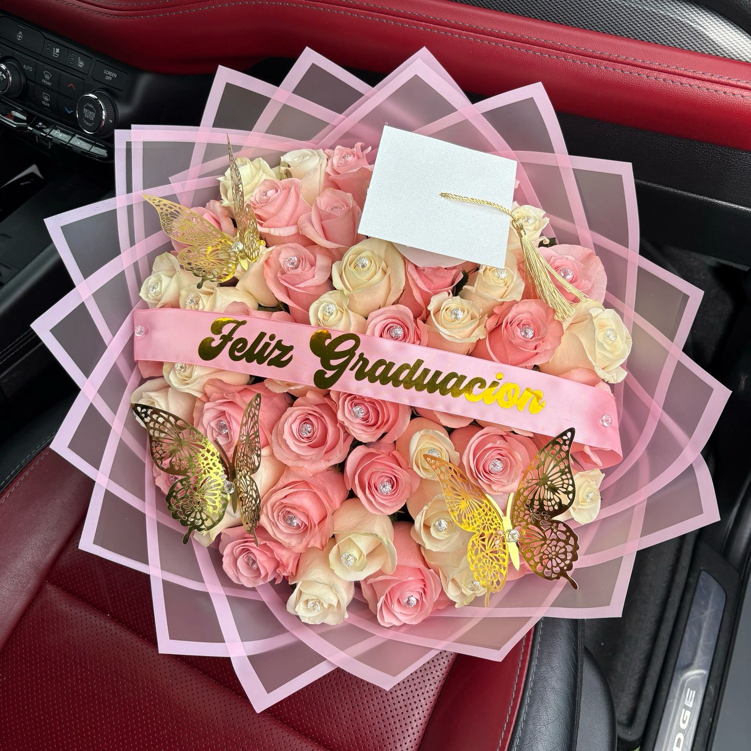 Happy Graduation - 50 Rose Bouquet