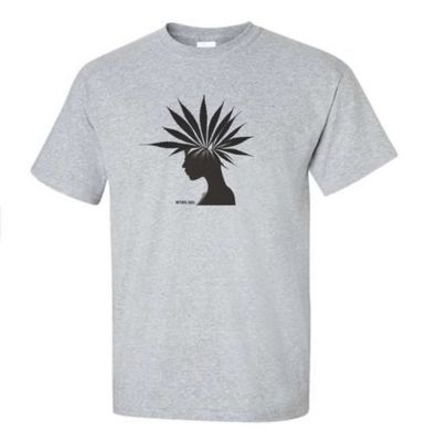 Ash grey logo shirt
