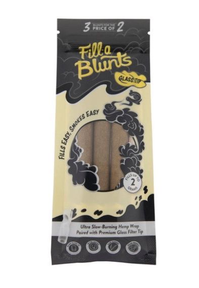 Fill a Blunt glass tip cones