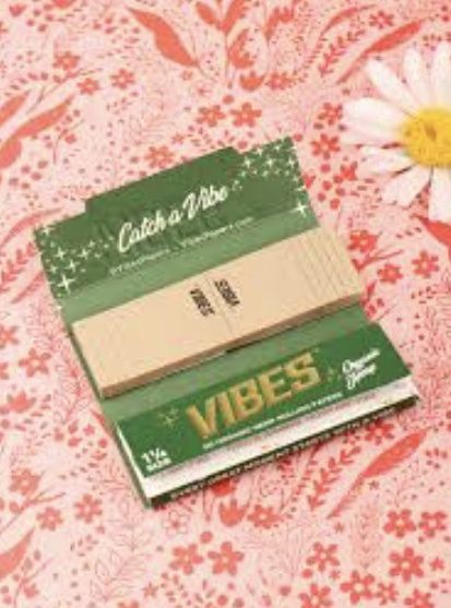Vibes Hemp 1 1/4 Papers w/ Tips