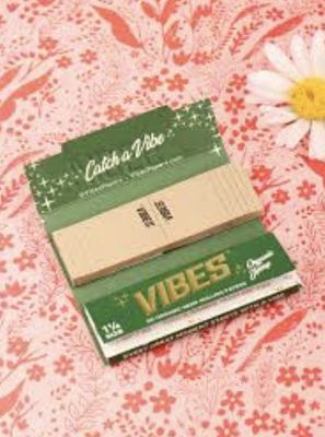 Vibes Hemp 1 1/4 Papers w/ Tips