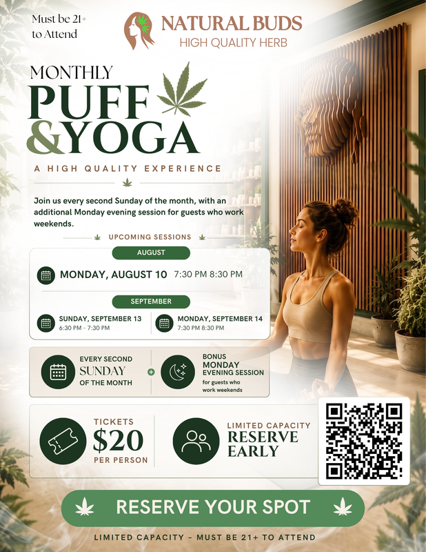 Puff &amp; Yoga Event Ticket