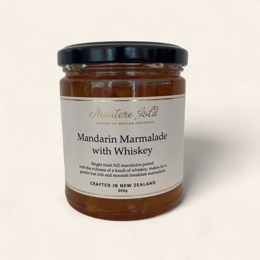Moutere Gold Mandarin and Whiskey Marmalade