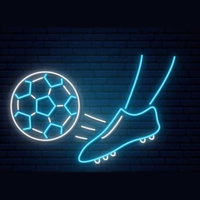 Luminous Soccer Shot