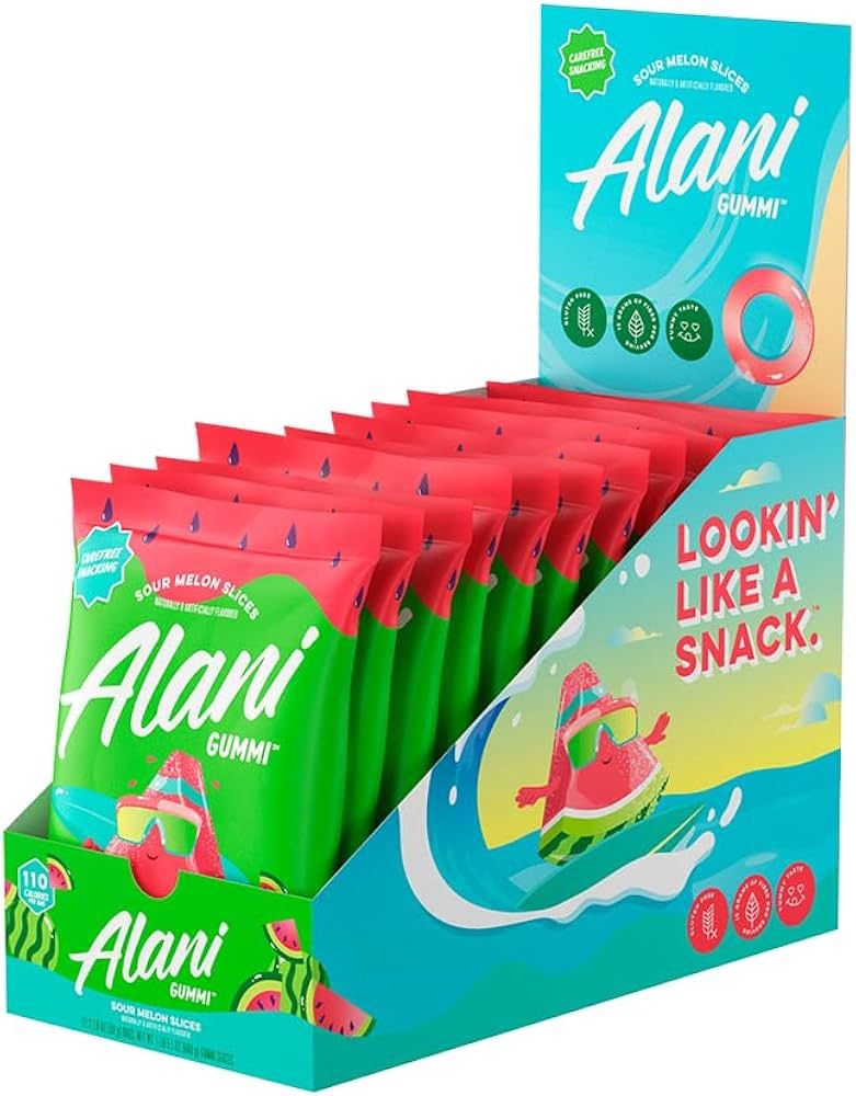 Alani  Gummies Sour Watermelon 12pk