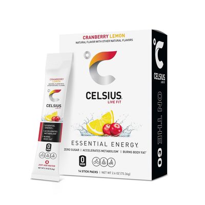 Celsius Cranberry Lemon Stick 14pk