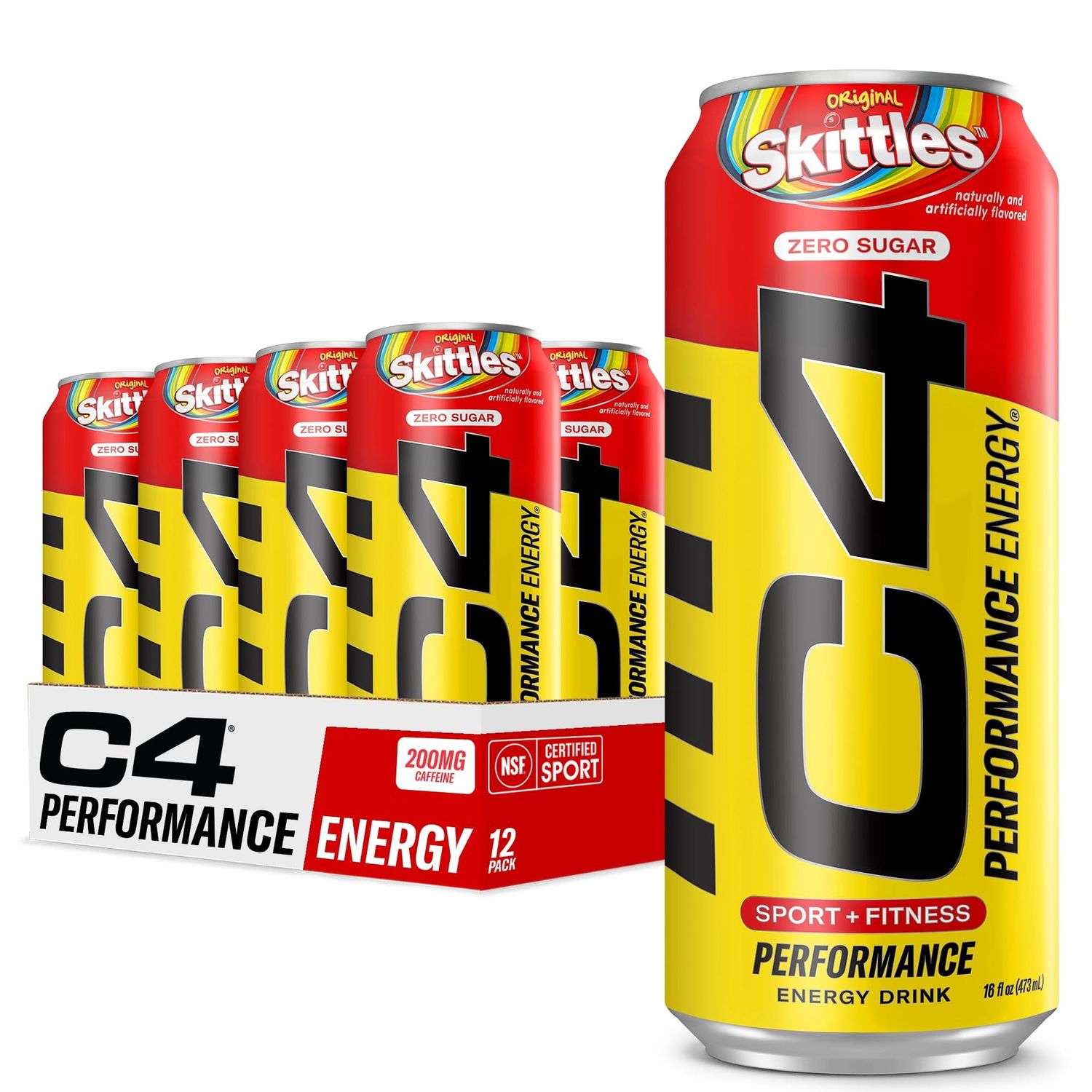 C4 Energy Skittles 12pk