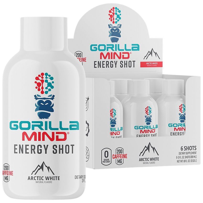Energy Shot Arctic White 6 ct