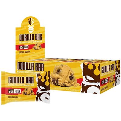Gorilla Bar Cookie Dough Bar 12pk
