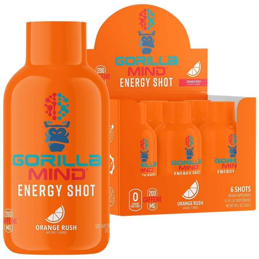 Orange Rush Energy Shot 6 ct