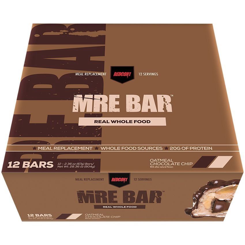 MRE BAR OATMEAL CHOCOLATE CHIP 12PK