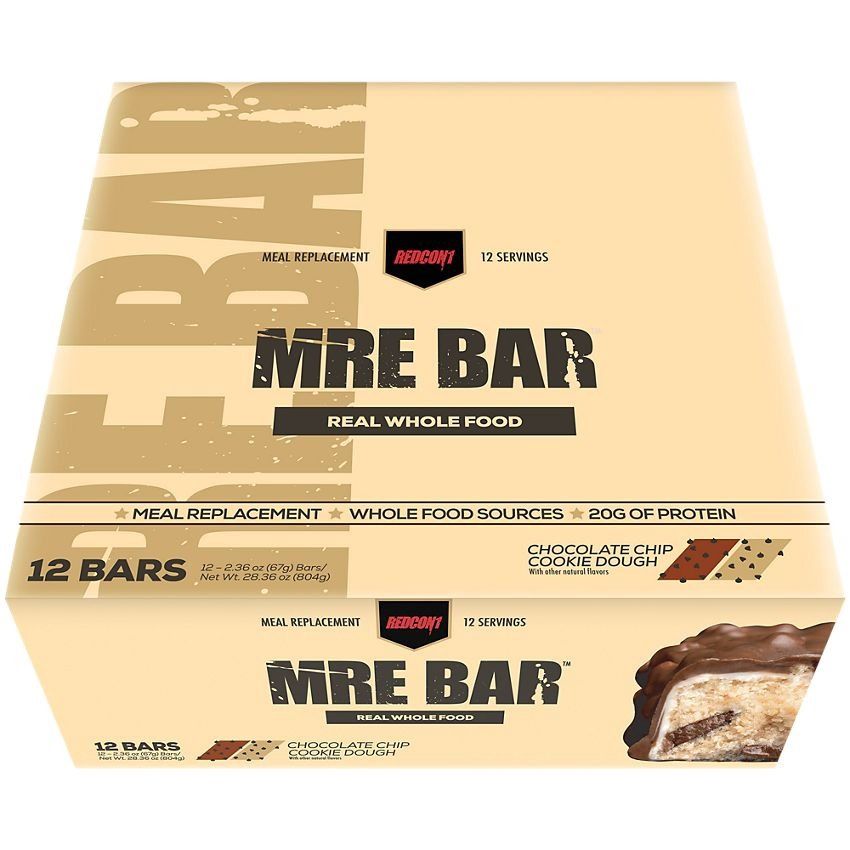 MRE BARS CHOC CHIP COOKIE DGH 12PK