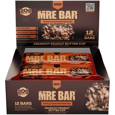 MRE BARS CRUNCHY PB CUP 12PK