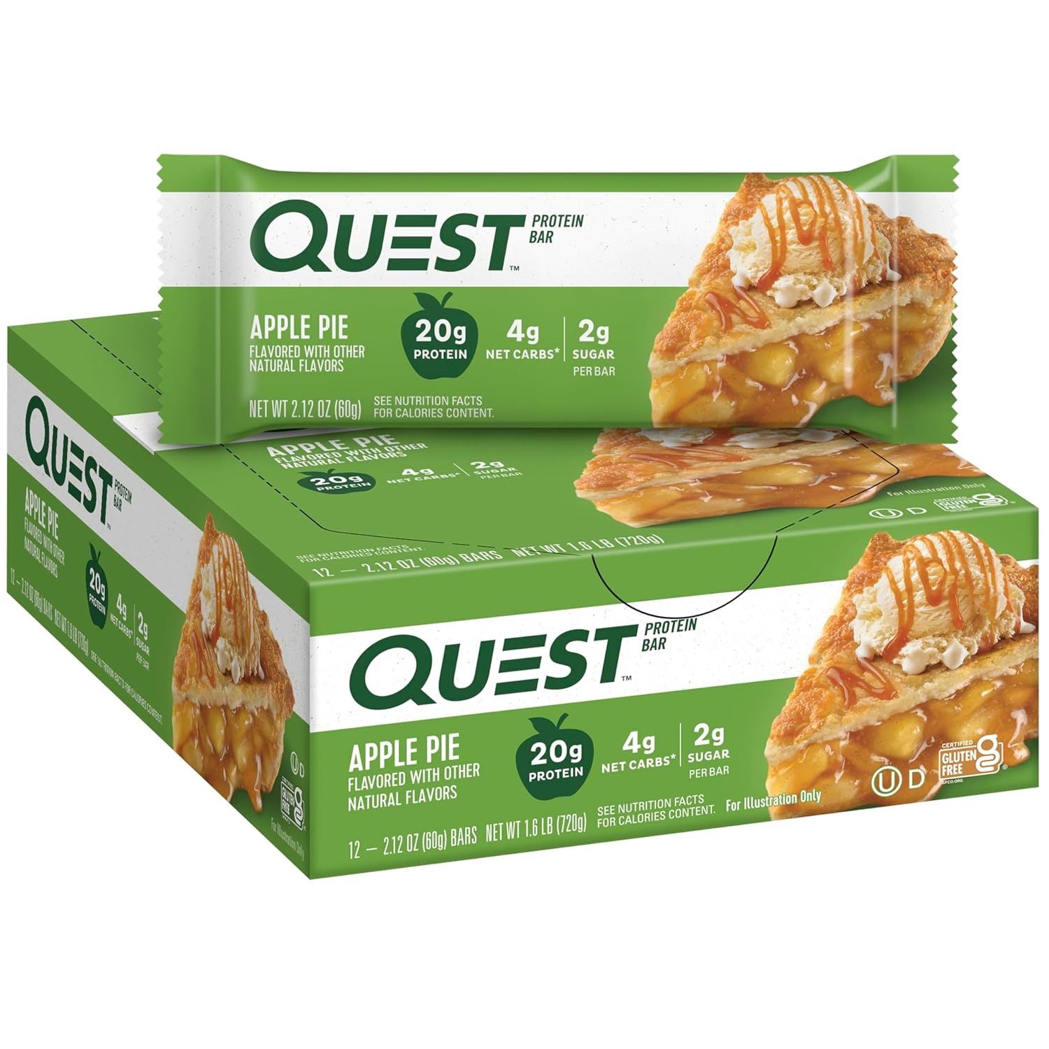 Quest Apple Pie Bar 12ct
