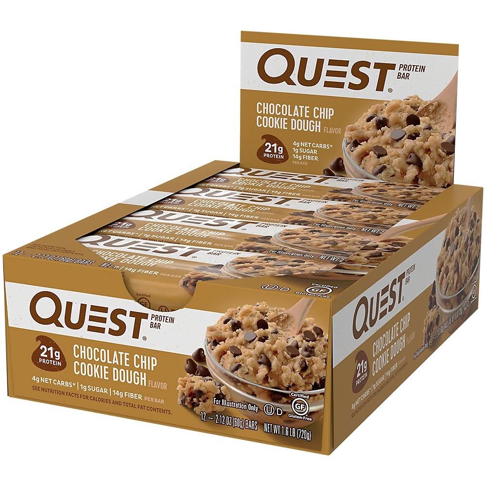 Quest Bar Chocolate Chip Cookie 12pk