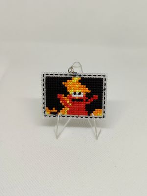 Breloczek Elmo w ogniu