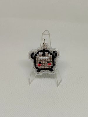 Breloczek Duszek Junimo Stardew Valley Szary