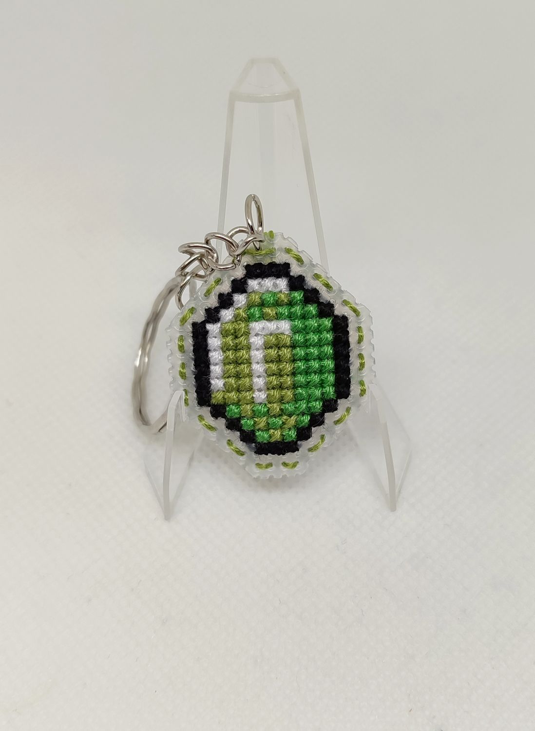 Breloczek Emerald Minecraft