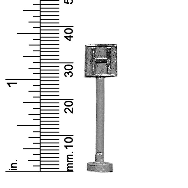 Hospital Sign 1 1/4&quot; High