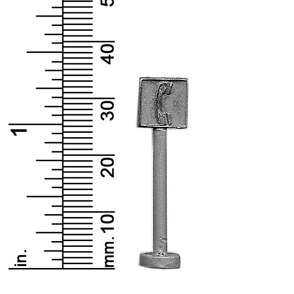 Phone Sign 1 1/4&quot; High